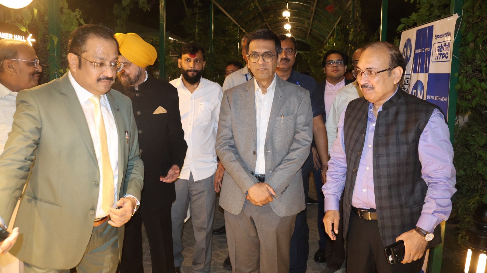 With the Chief Justice of India D. Y. Chandrachud