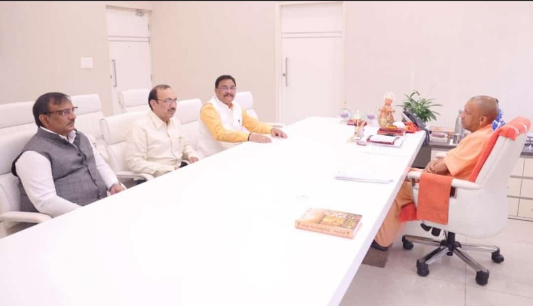 With the Chief Minister of Uttar Pradesh Yogi Adityanath